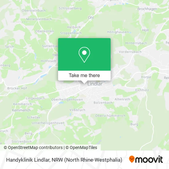 Карта Handyklinik Lindlar
