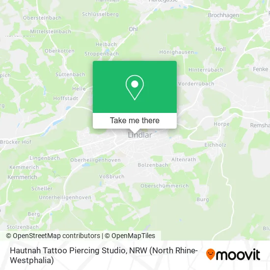 Карта Hautnah Tattoo Piercing Studio