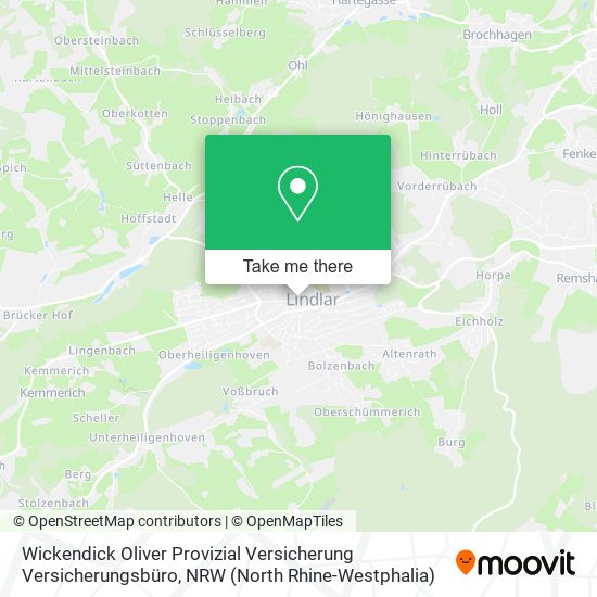 Wickendick Oliver Provizial Versicherung Versicherungsbüro map
