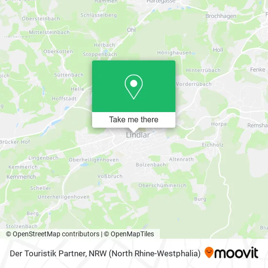 Карта Der Touristik Partner
