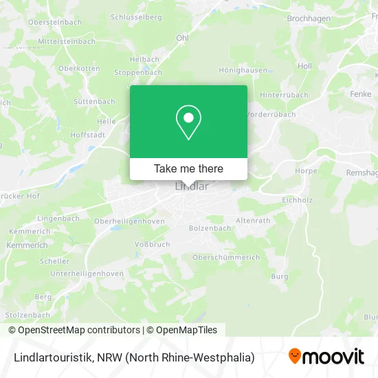 Карта Lindlartouristik