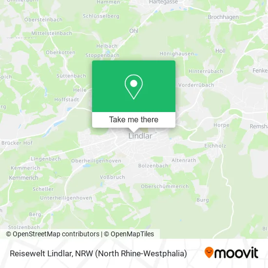 Карта Reisewelt Lindlar