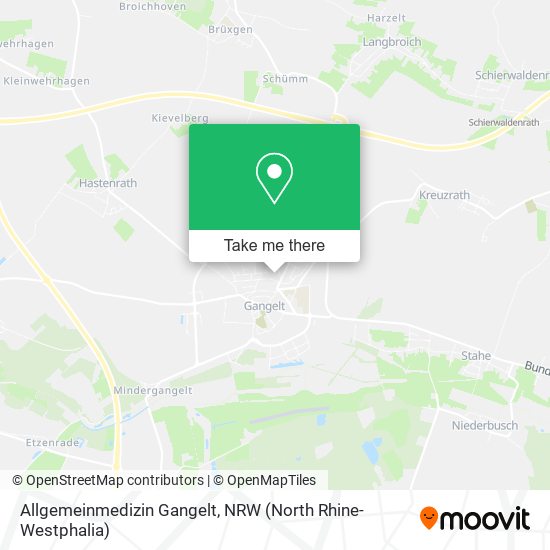 Allgemeinmedizin Gangelt map