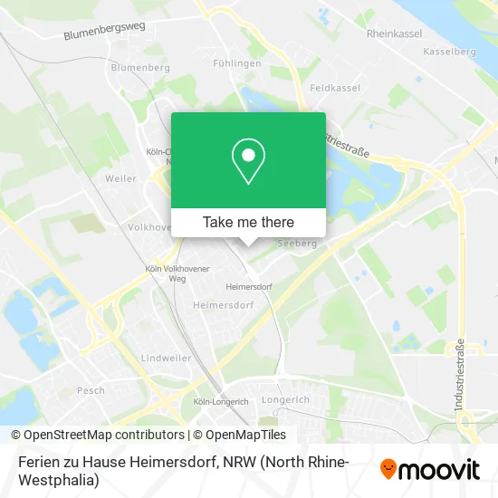 Ferien zu Hause Heimersdorf map