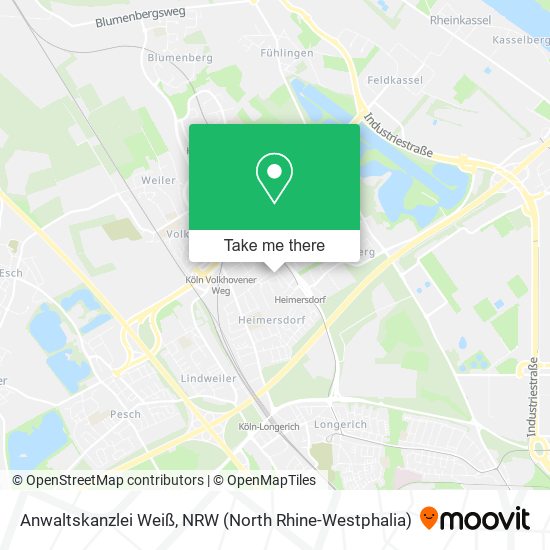 Anwaltskanzlei Weiß map