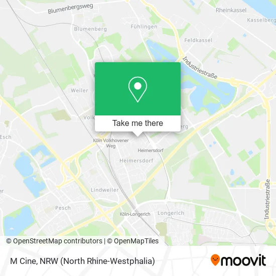 M Cine map