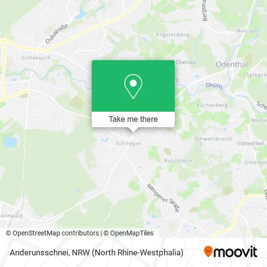 Карта Anderunsschnei