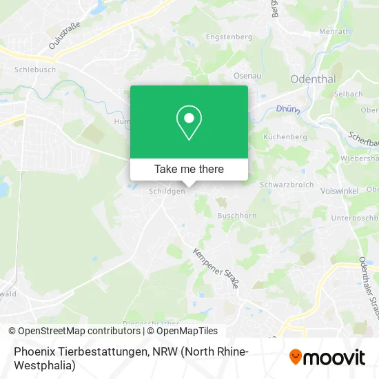 Phoenix Tierbestattungen map