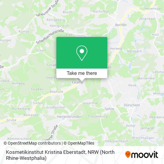 Kosmetikinstitut Kristina Eberstadt map