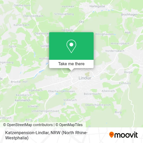 Katzenpension-Lindlar map