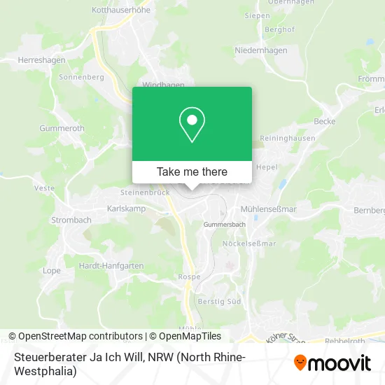 Карта Steuerberater Ja Ich Will