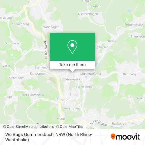We Bags Gummersbach map