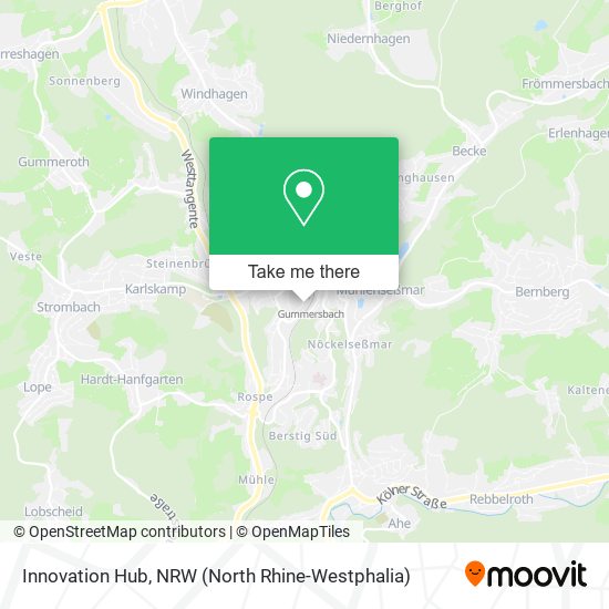 Innovation Hub map