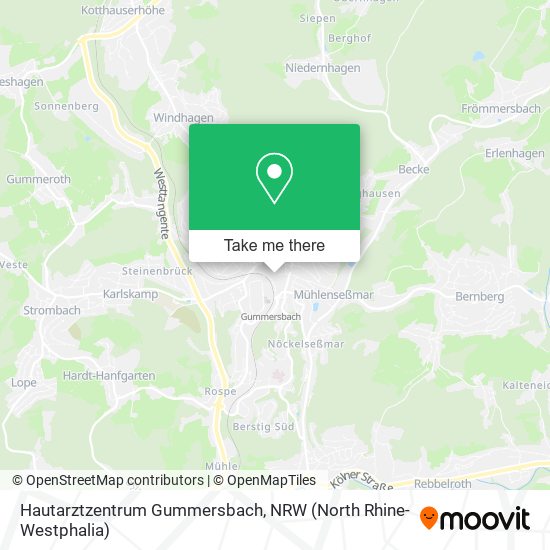 Hautarztzentrum Gummersbach map