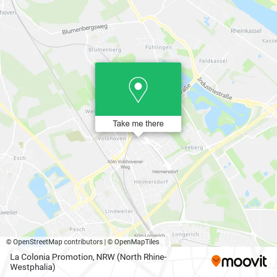 La Colonia Promotion map