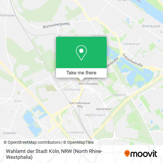 Wahlamt der Stadt Köln map