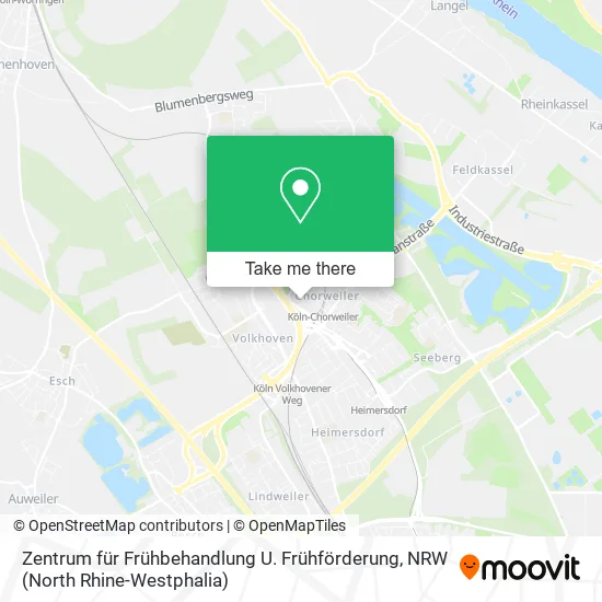 Карта Zentrum für Frühbehandlung U. Frühförderung