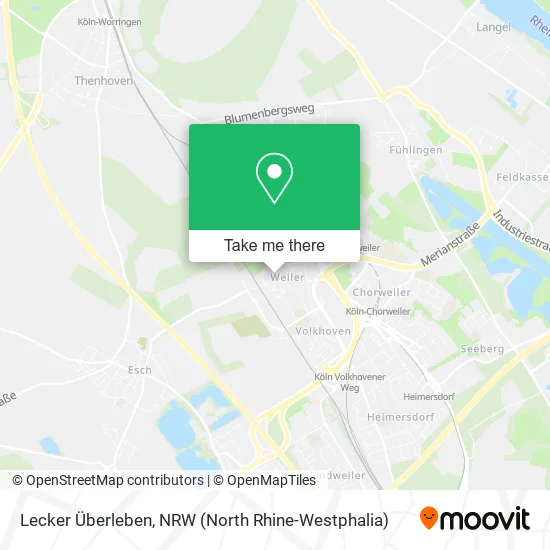 Lecker Überleben map
