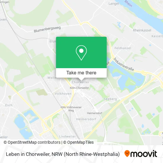 Leben in Chorweiler map