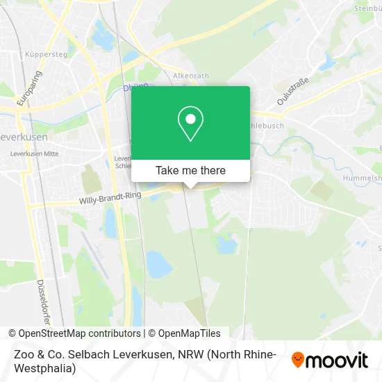 Zoo & Co. Selbach Leverkusen map
