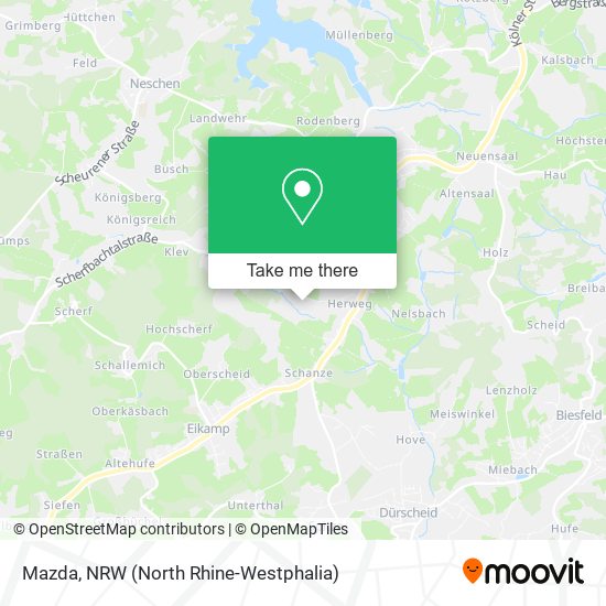 Mazda map