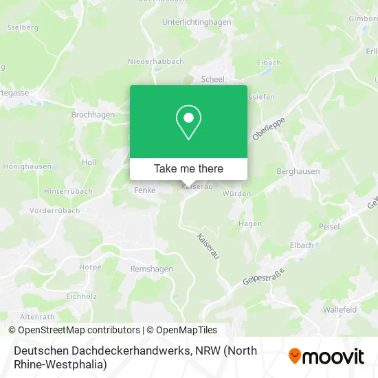 Карта Deutschen Dachdeckerhandwerks