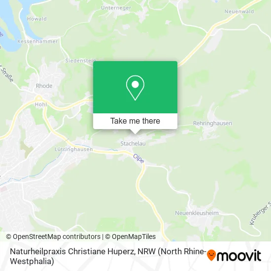 Карта Naturheilpraxis Christiane Huperz
