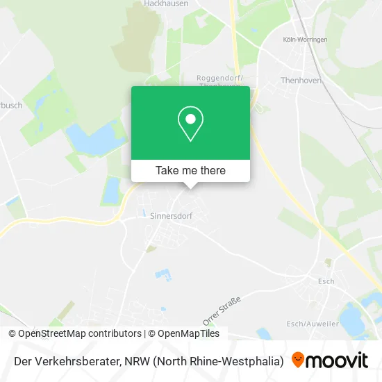 Карта Der Verkehrsberater