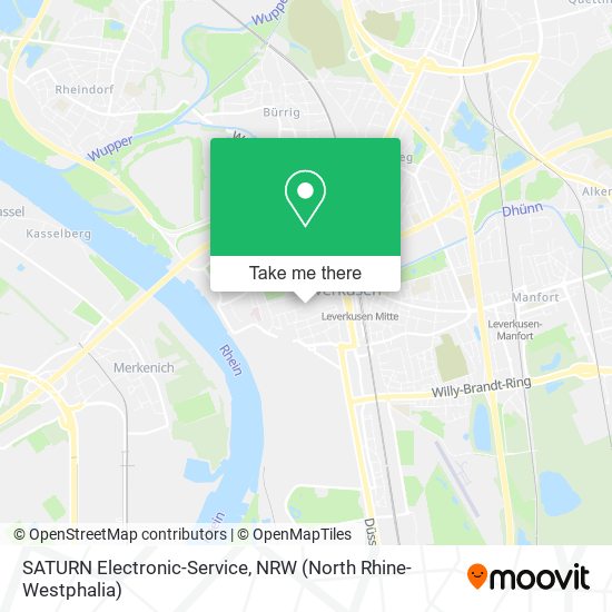 SATURN Electronic-Service map