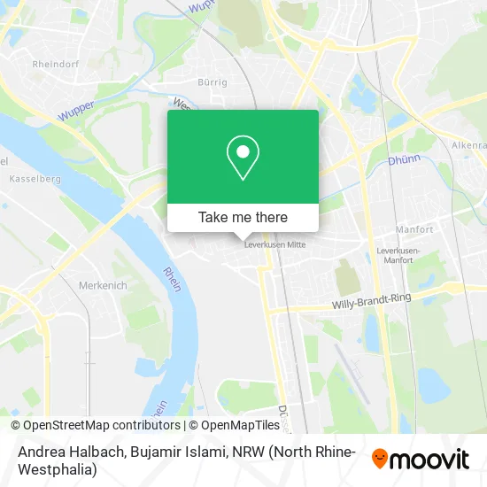 Карта Andrea Halbach, Bujamir Islami