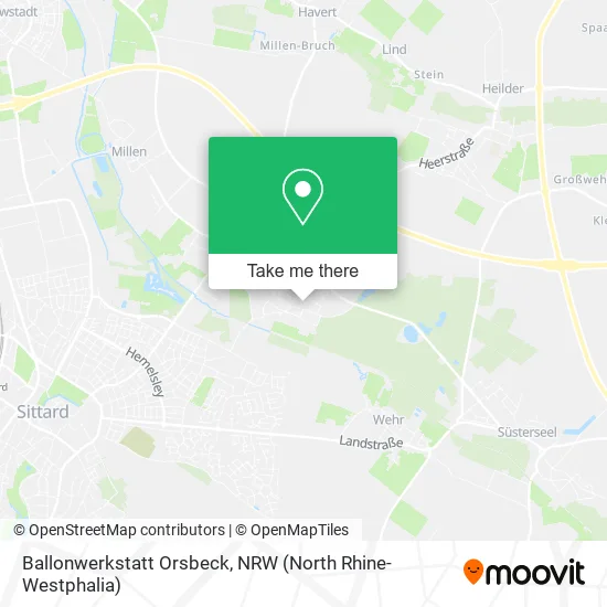 Карта Ballonwerkstatt Orsbeck