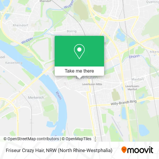 Friseur Crazy Hair map