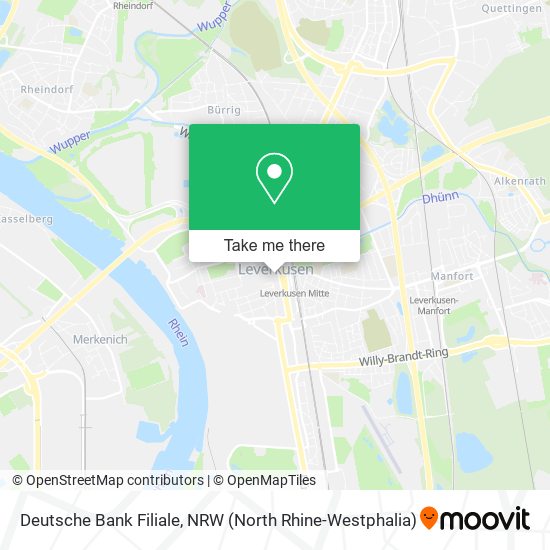 Deutsche Bank Filiale map