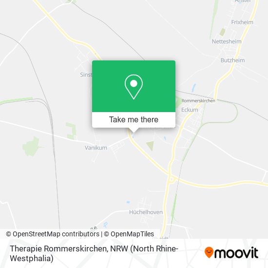Therapie Rommerskirchen map
