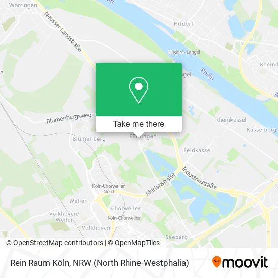 Карта Rein Raum Köln
