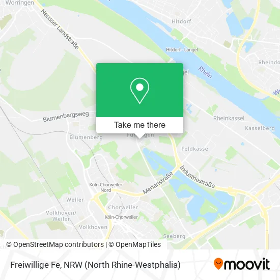 Карта Freiwillige Fe