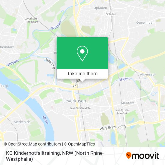 KC Kindernotfalltraining map