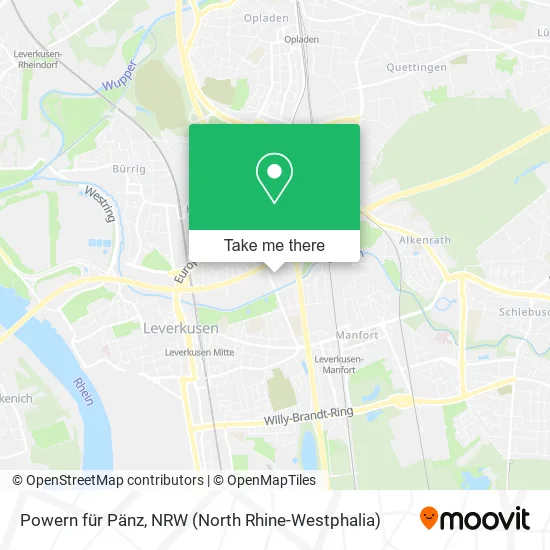 Карта Powern für Pänz