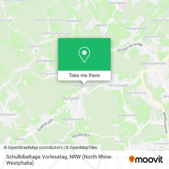 Schulbibeltage Vorlesetag map