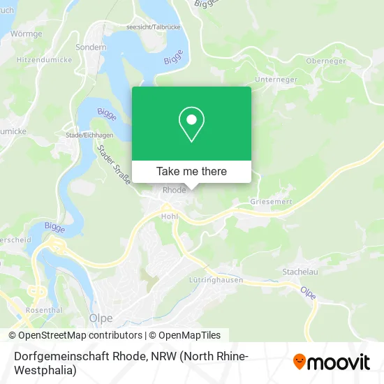 Карта Dorfgemeinschaft Rhode
