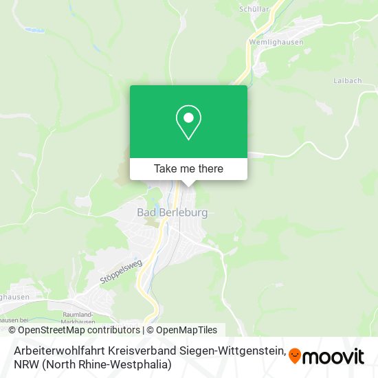 Arbeiterwohlfahrt Kreisverband Siegen-Wittgenstein map