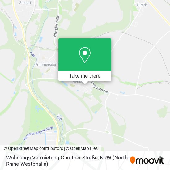 Wohnungs Vermietung Gürather Straße map
