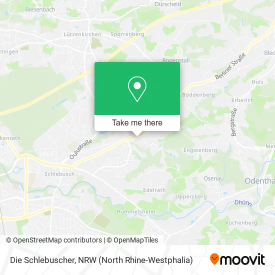 Die Schlebuscher map