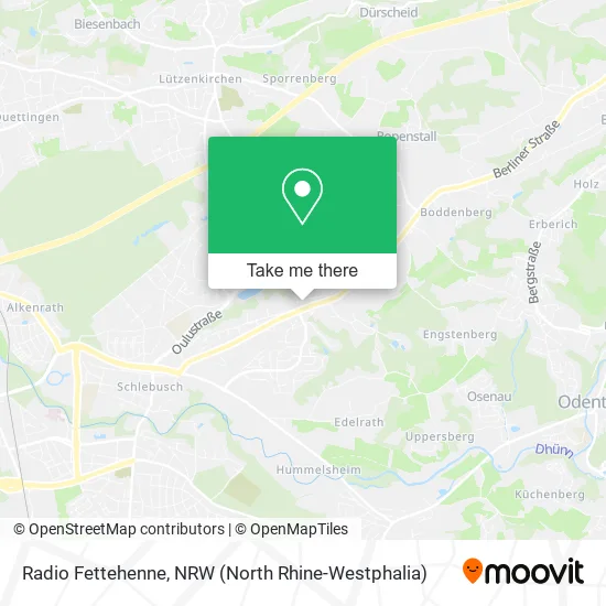 Карта Radio Fettehenne