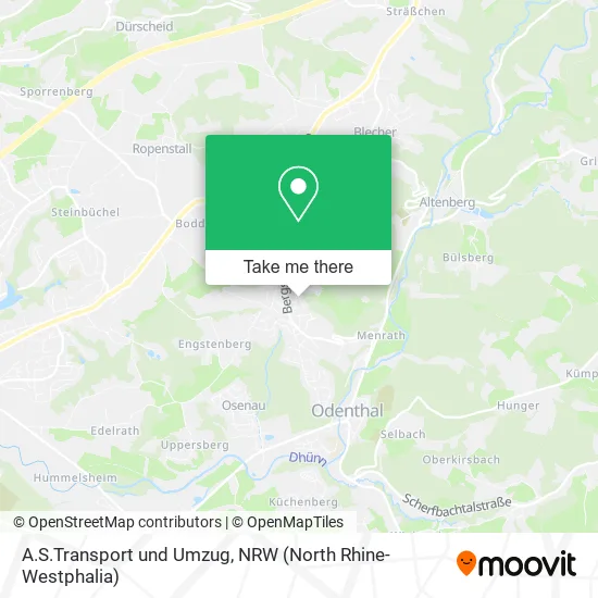 Карта A.S.Transport und Umzug