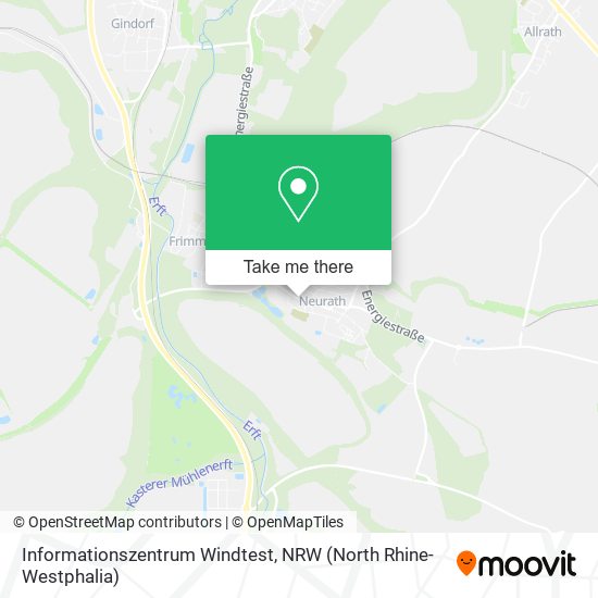 Informationszentrum Windtest map