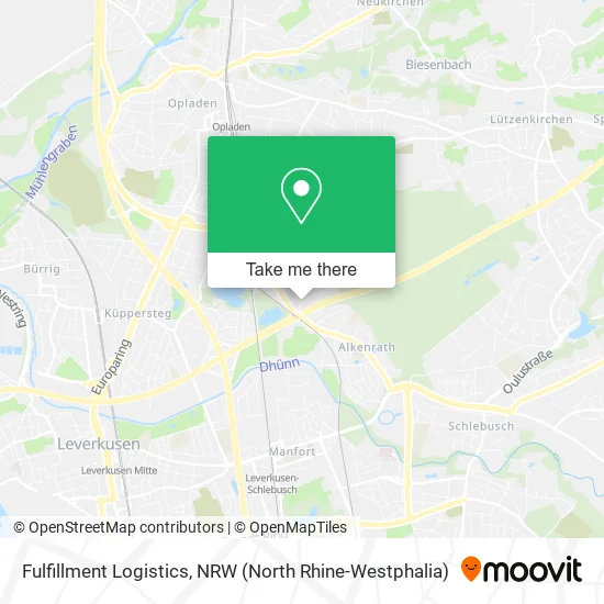 Карта Fulfillment Logistics