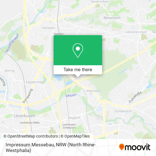 Impressum Messebau map