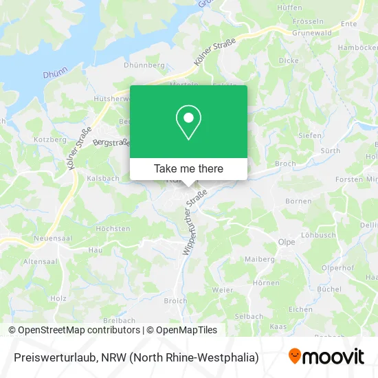 Карта Preiswerturlaub