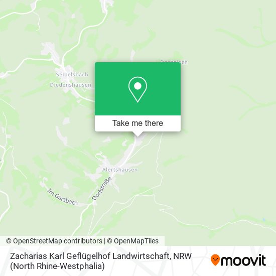 Zacharias Karl Geflügelhof Landwirtschaft map